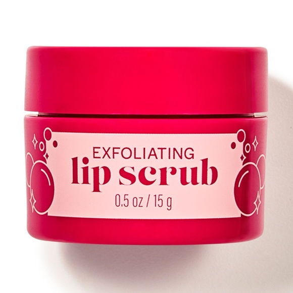 Bath & Body Works Exfoliating Lip Scrub in Pink Jar Champagne Toast NEW - Picture 1 of 4